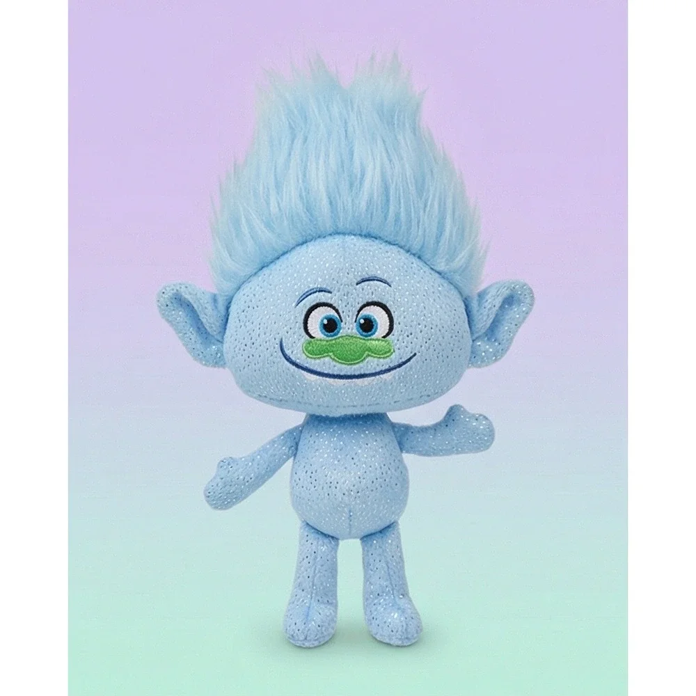 Hasbro DreamWorks‎ Trolls Guy Diamond Glitter Plush Doll B7616 Blue Sparkle 2015